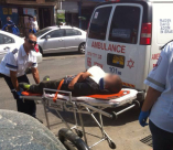 بالصور: اصابة شاب بحادث دهس وسط مدينة الرملة 